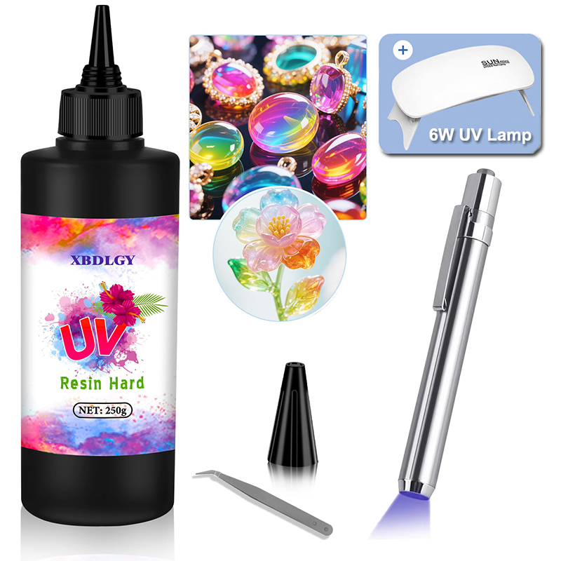 Jewelry Making Glue - 200g/250g/500g UV-hars harde lijm voor doe-het-zelf