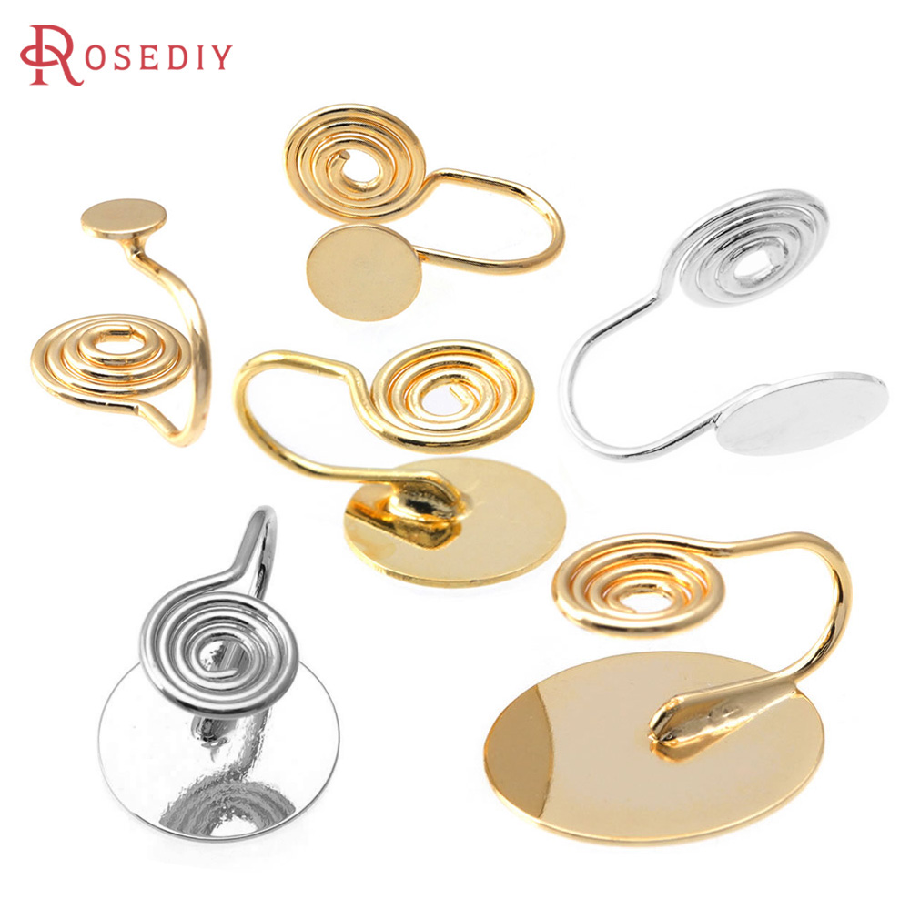 Jewelry Making Kit - 4MM~14MM 18K Goudkleurig Messing met Bakjes,