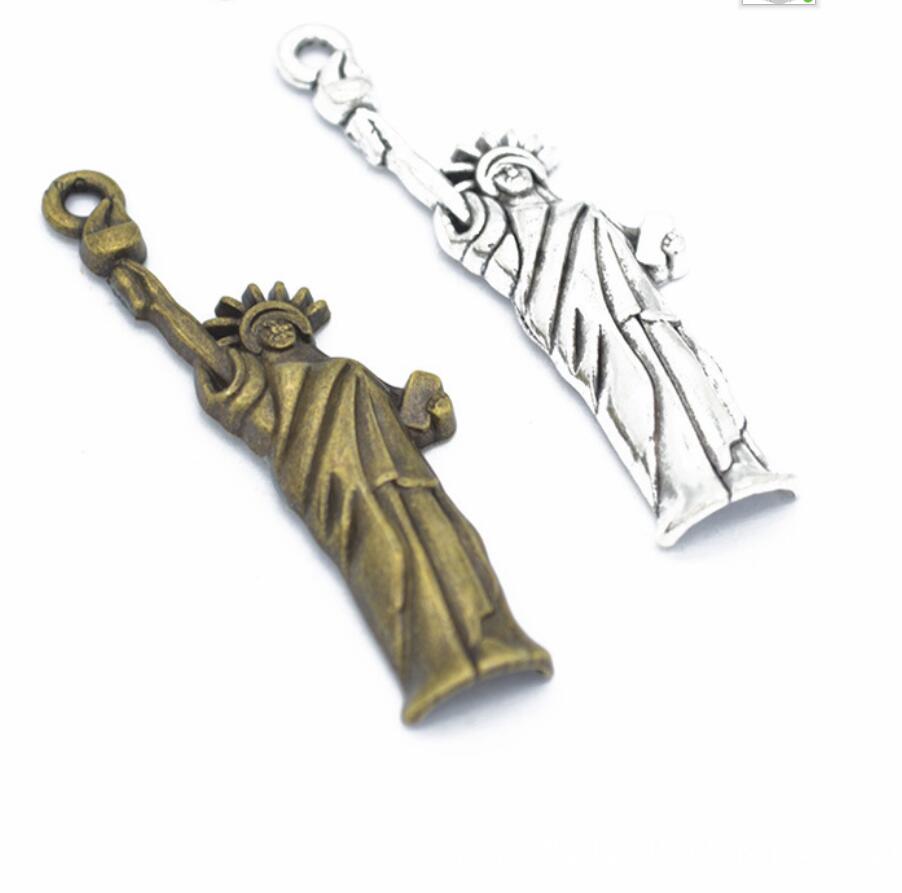 Jewelry Making New York - 5pcs Charms Vrijheidsbeeld New York 50*14mm