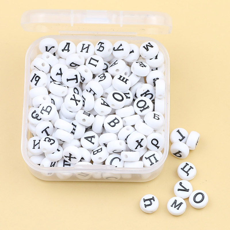 Jewelry Making 4 Year Old - 1 doos 200 stuks witte 4x7mm