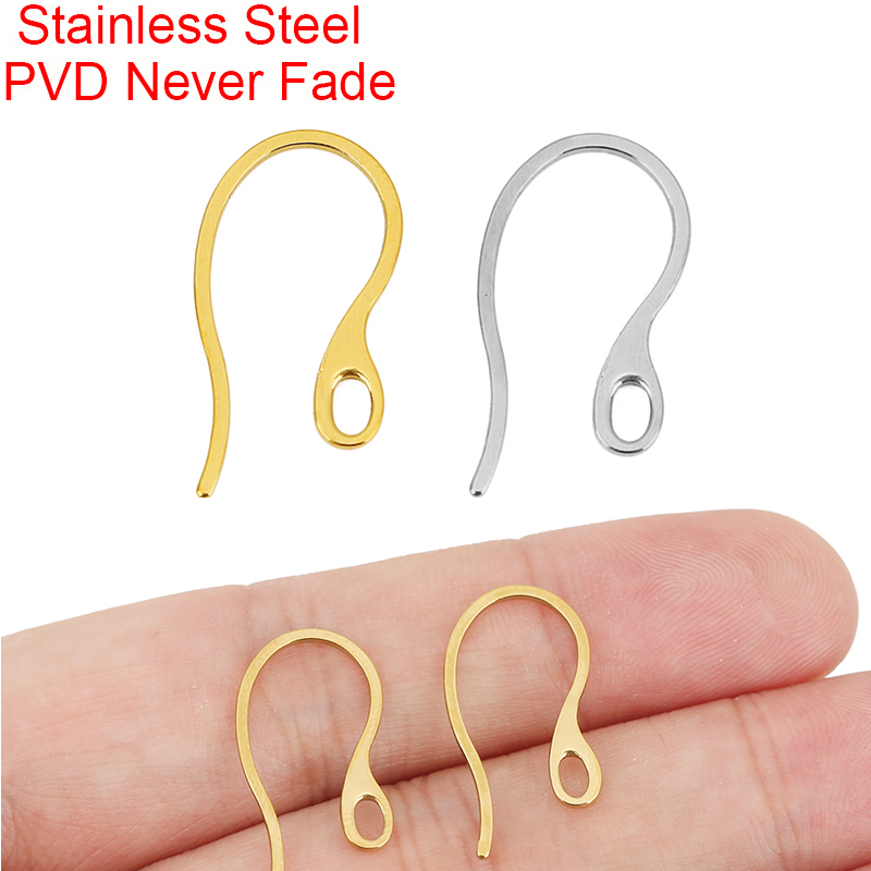 Jewelry Making Pins - 20 stuks hypoallergene roestvrijstalen oorbelhaken met