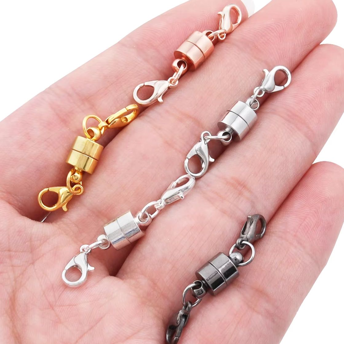 Jewelry Making Pins - 5 sets/partij Magnetische Sluitingen Met Karabijn