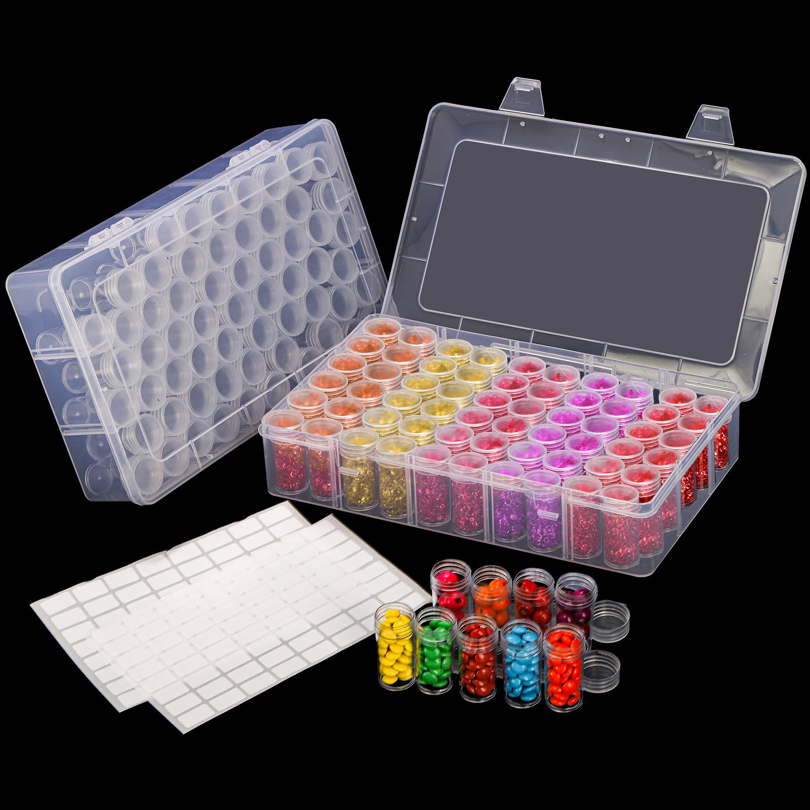 Jewelry Making Workshops - 1pc 24/30//38/60 Slots Plastic Opbergdoos, DIY