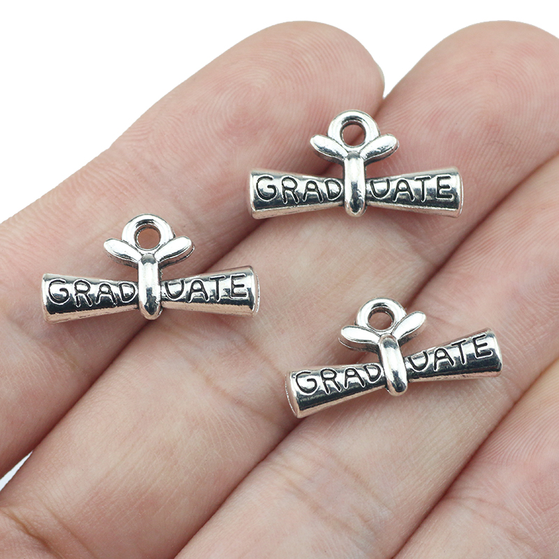 Jewelry Making Diploma - 10 Stks/partij 11*21Mm Graduate Diploma Bedels