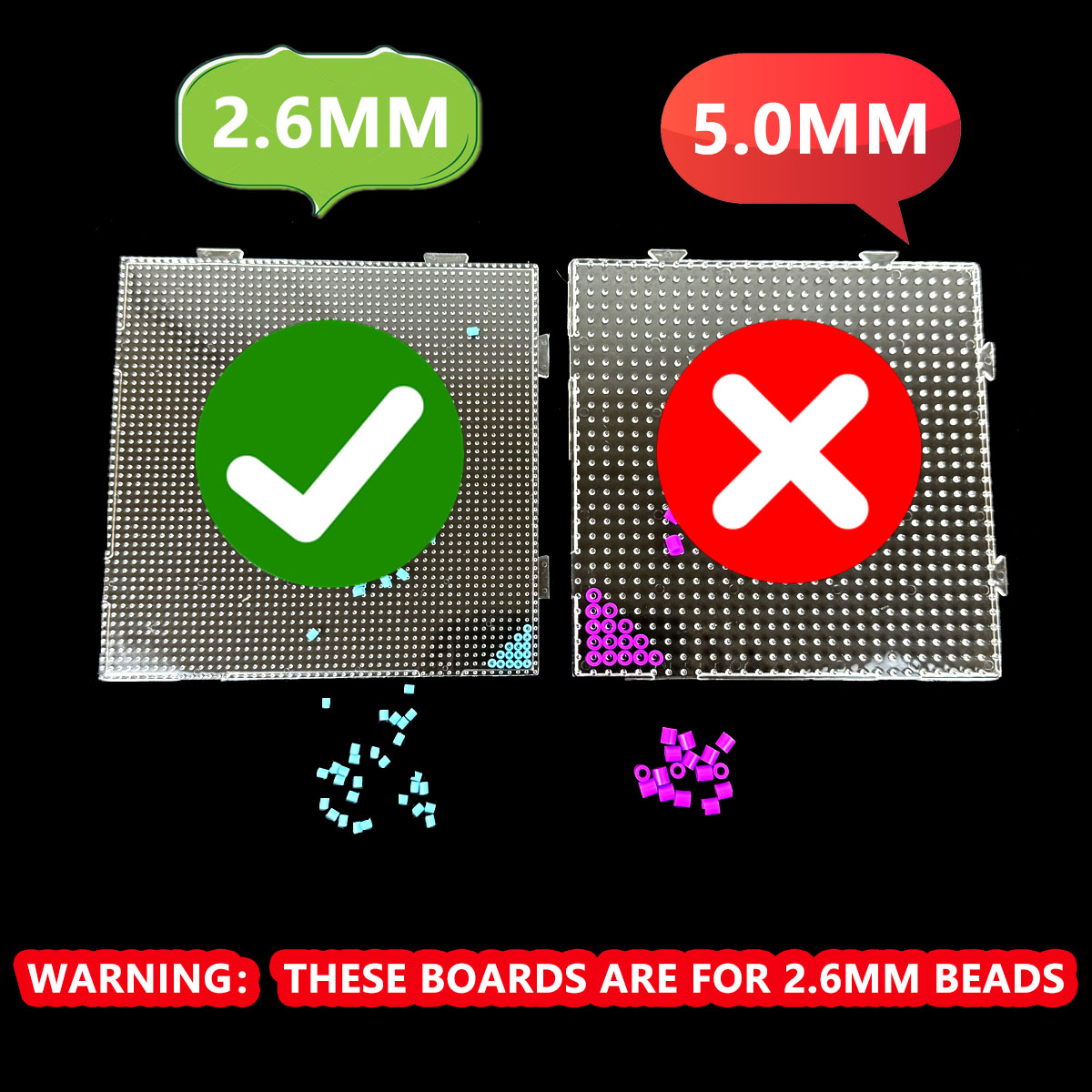 Jewelry Making 4 Year Old - 4/6/9pcs 2.6mm Perler Hama Kralen Pegboard