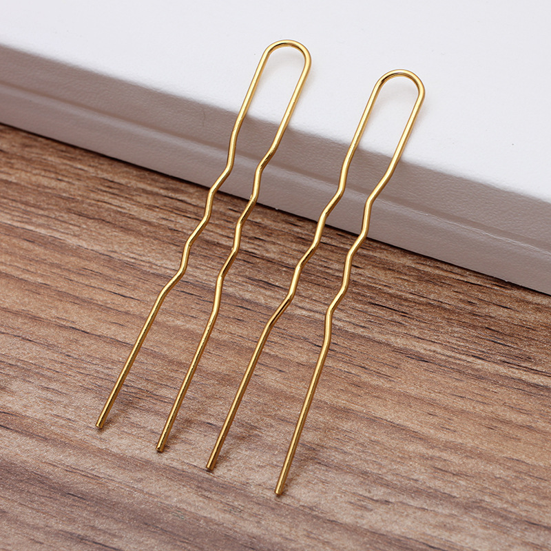 Jewelry Making Workshops - 50 Stuks Eenvoudige U-vorm Metalen Haarspeld