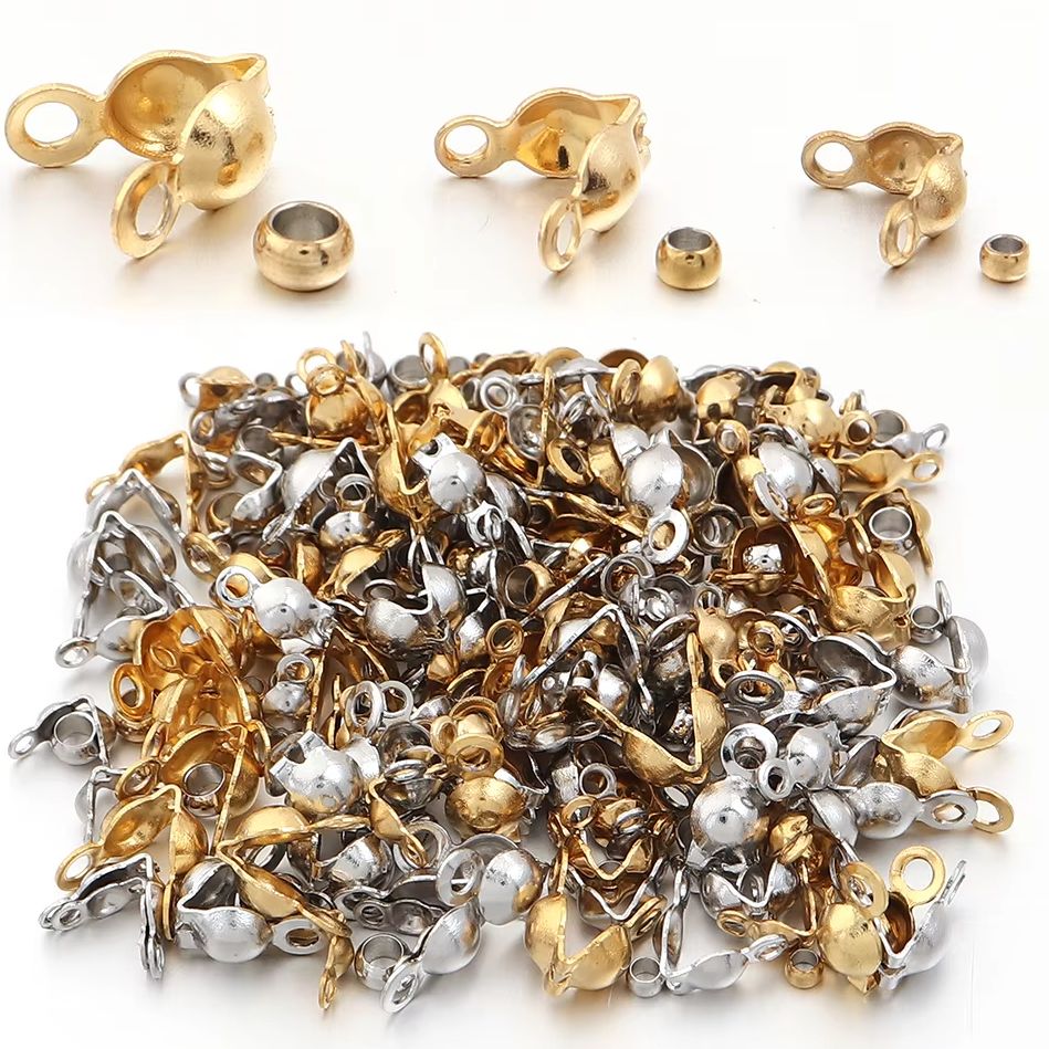 Jewelry Making Bead - 40-200 stuks RVS connector sluitingen crimp