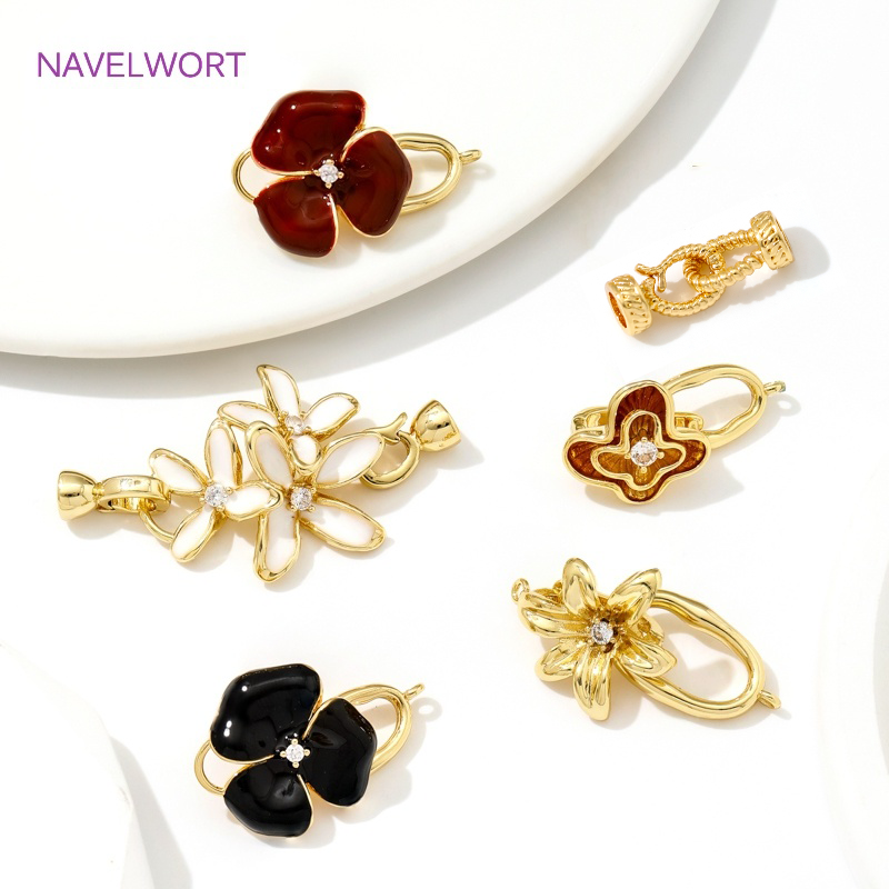 Jewelry Making Bead - Multi stijlen 18K vergulde messing parel