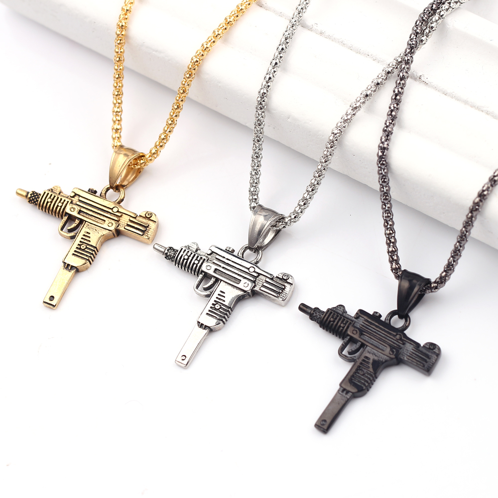 Punk Uzi pistool machinegeweer - Jewelry Making Workshops recensie en prijs