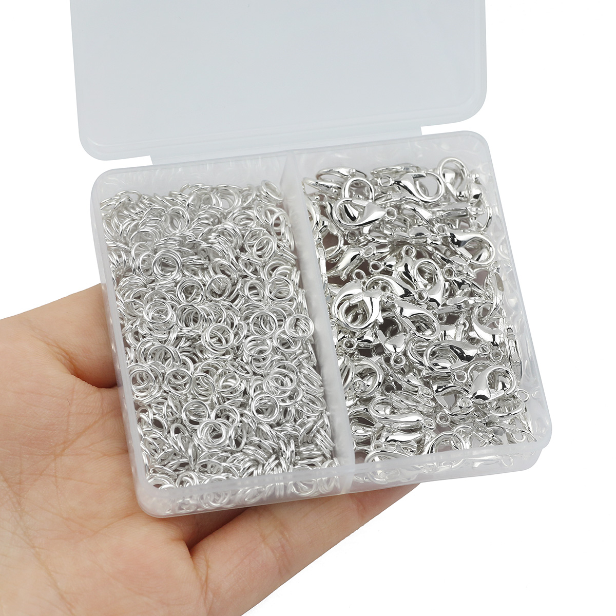 150 stks/doos Zilver Kleur Kre - Jump Ring Assorted recensie en prijs