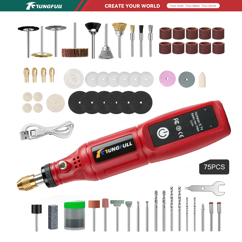 TUNGFULL 3.7V Draadloos Rotere - Jewelry Making Workshops recensie en prijs