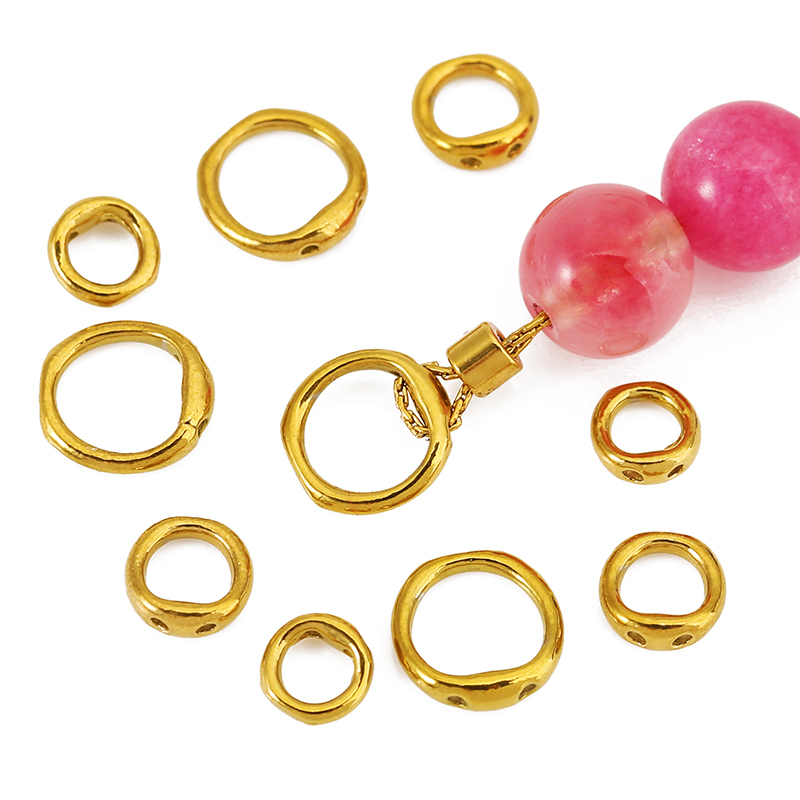 30 stuks 5/6/8mm RVS kralenben - Jewelry Making Bead recensie en prijs
