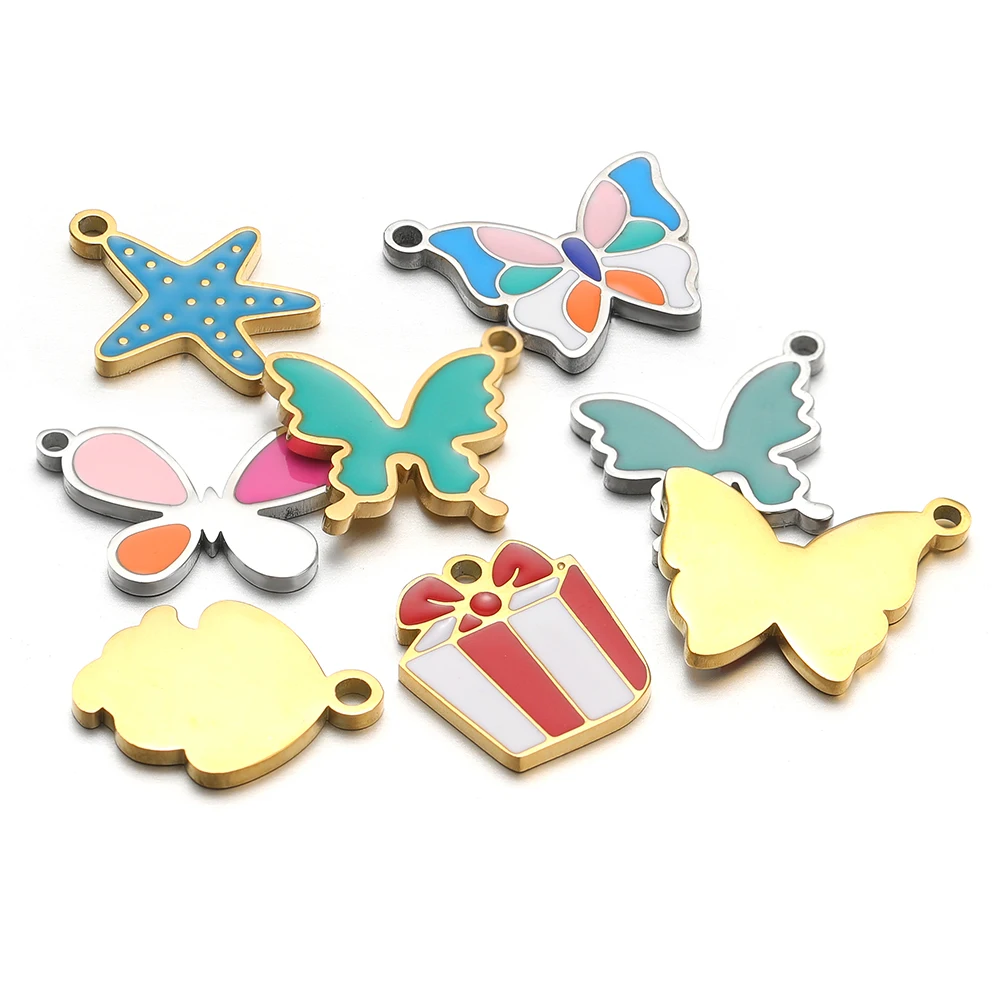 5 stks Rvs Ster Vlinder Blad H - Jewelry Making 4 Year Old recensie en prijs
