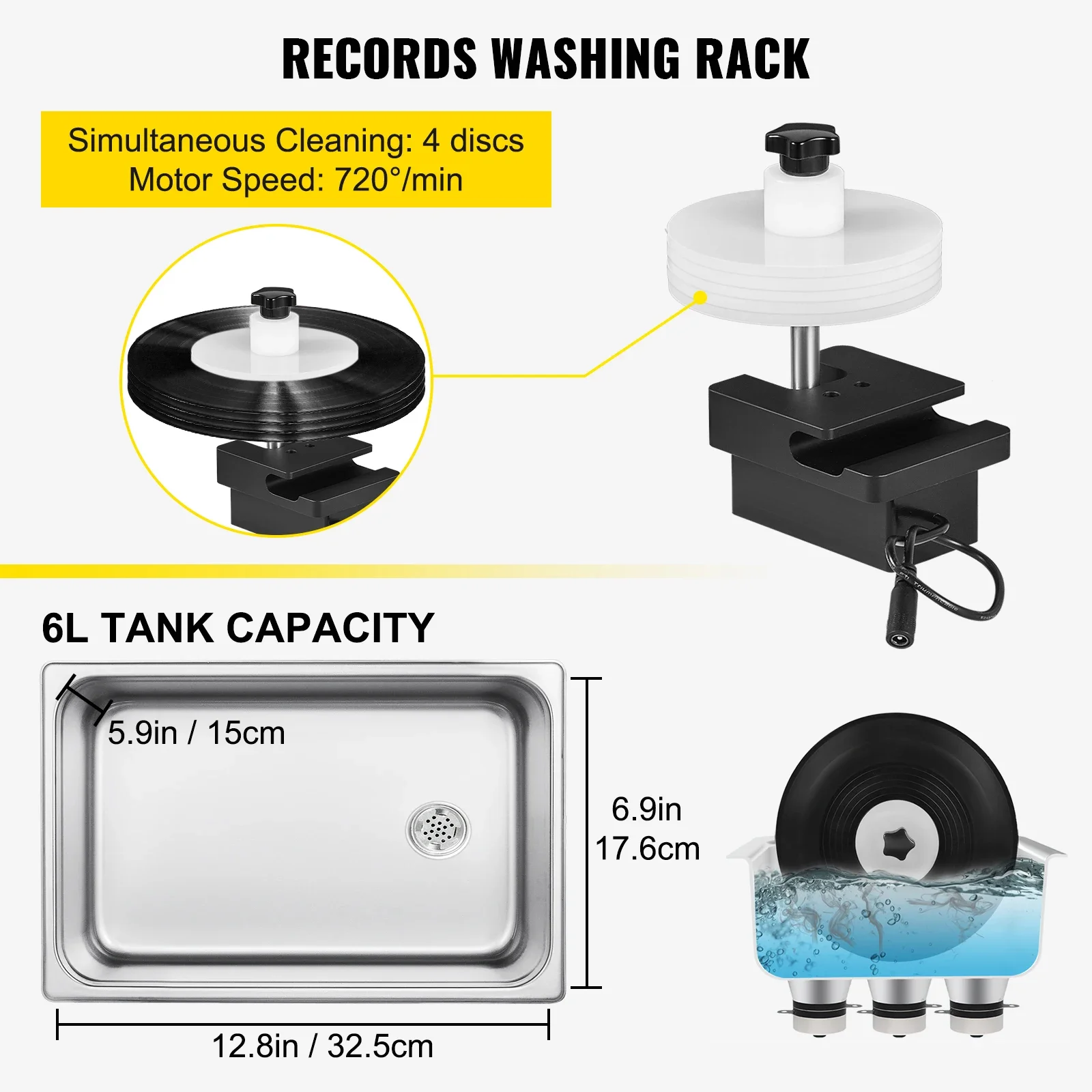 SIHAO 6L Ultrasone Vinyl Recor - Jewelry Making Workshops recensie en prijs
