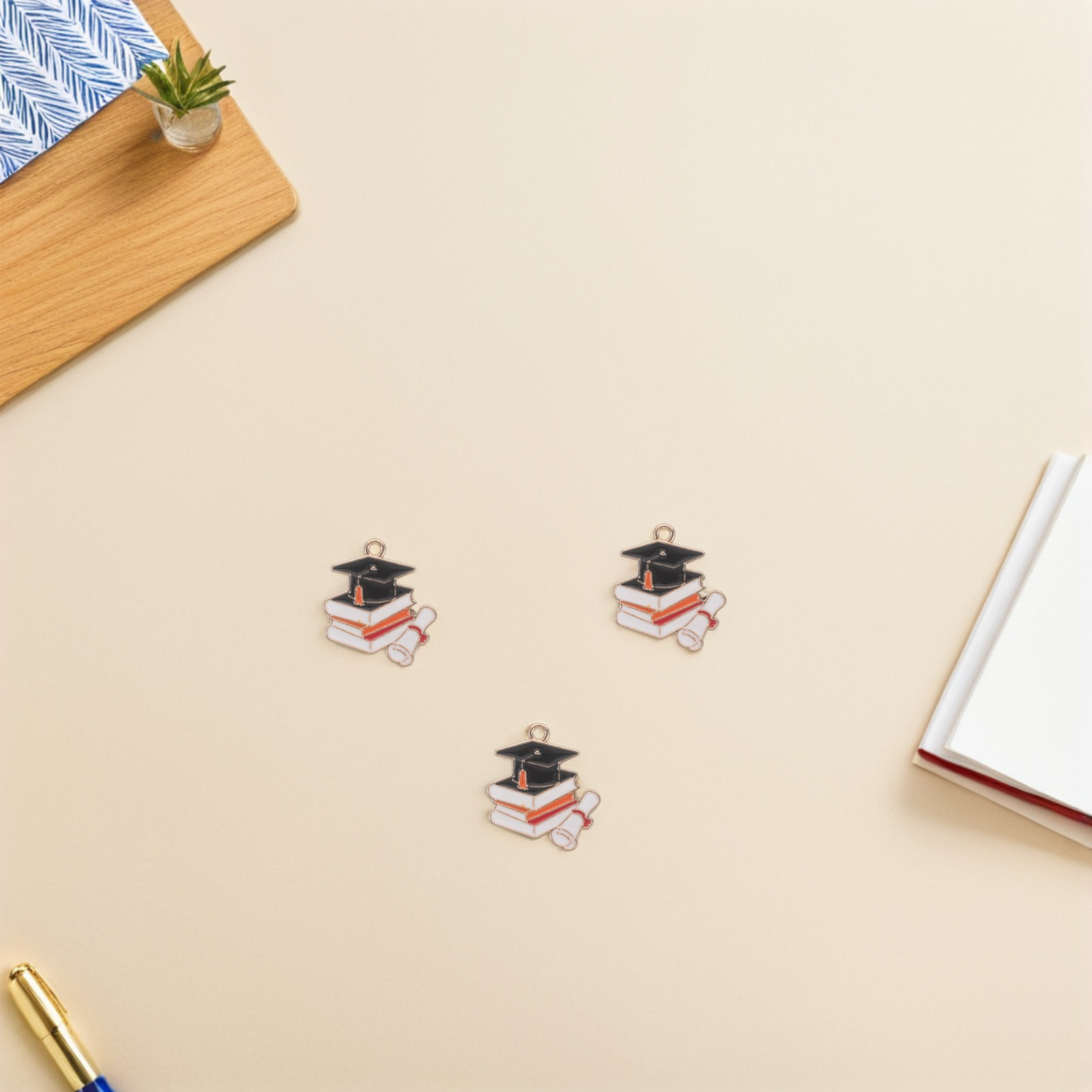 50 stuks mini-graduatietopjes, - Jewelry Making Diploma recensie en prijs