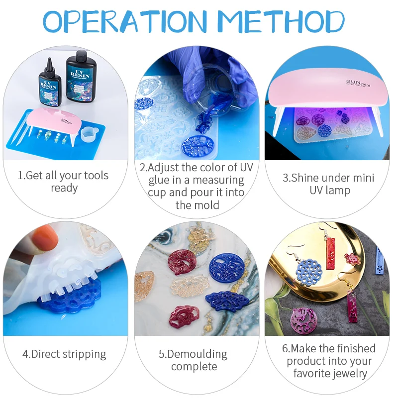 Harde UV-harslijmset Snel uith - Jewelry Making Glue recensie en prijs