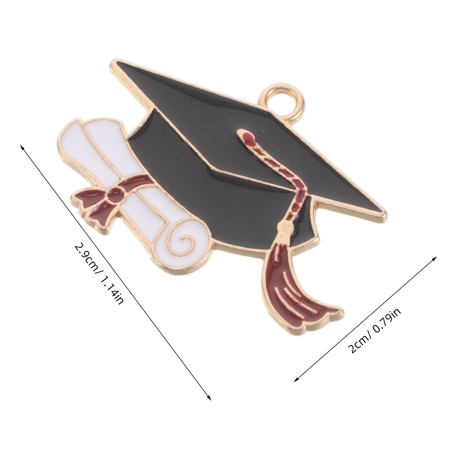50 stuks afstudeerhoedjes, bed - Jewelry Making Diploma recensie en prijs
