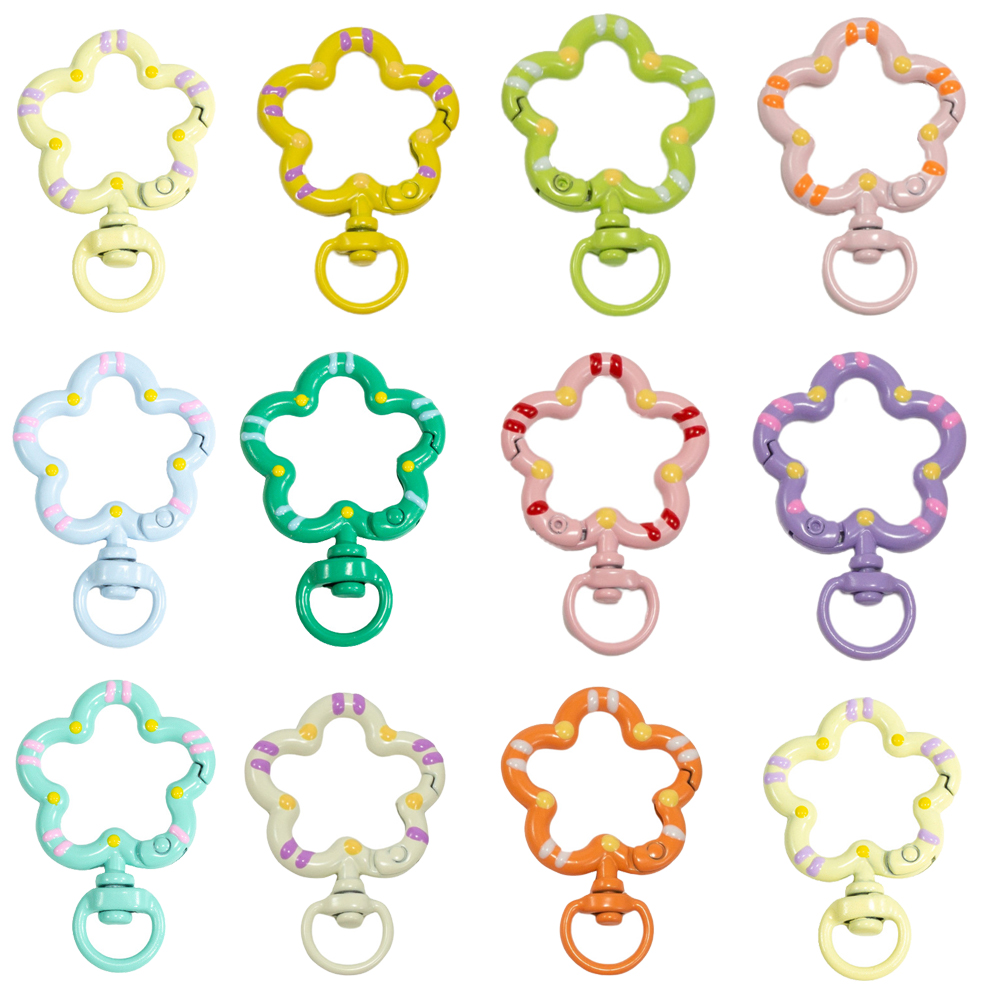 5 stks Bloem Metalen Karabijn  - Jewelry Making Pins recensie en prijs