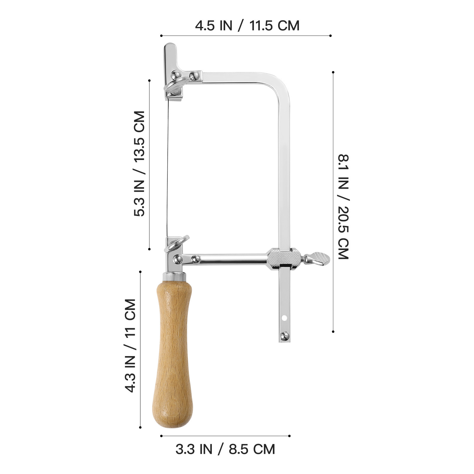 Zaagboog met houten handvat, b - Jewelry Making Tools recensie en prijs