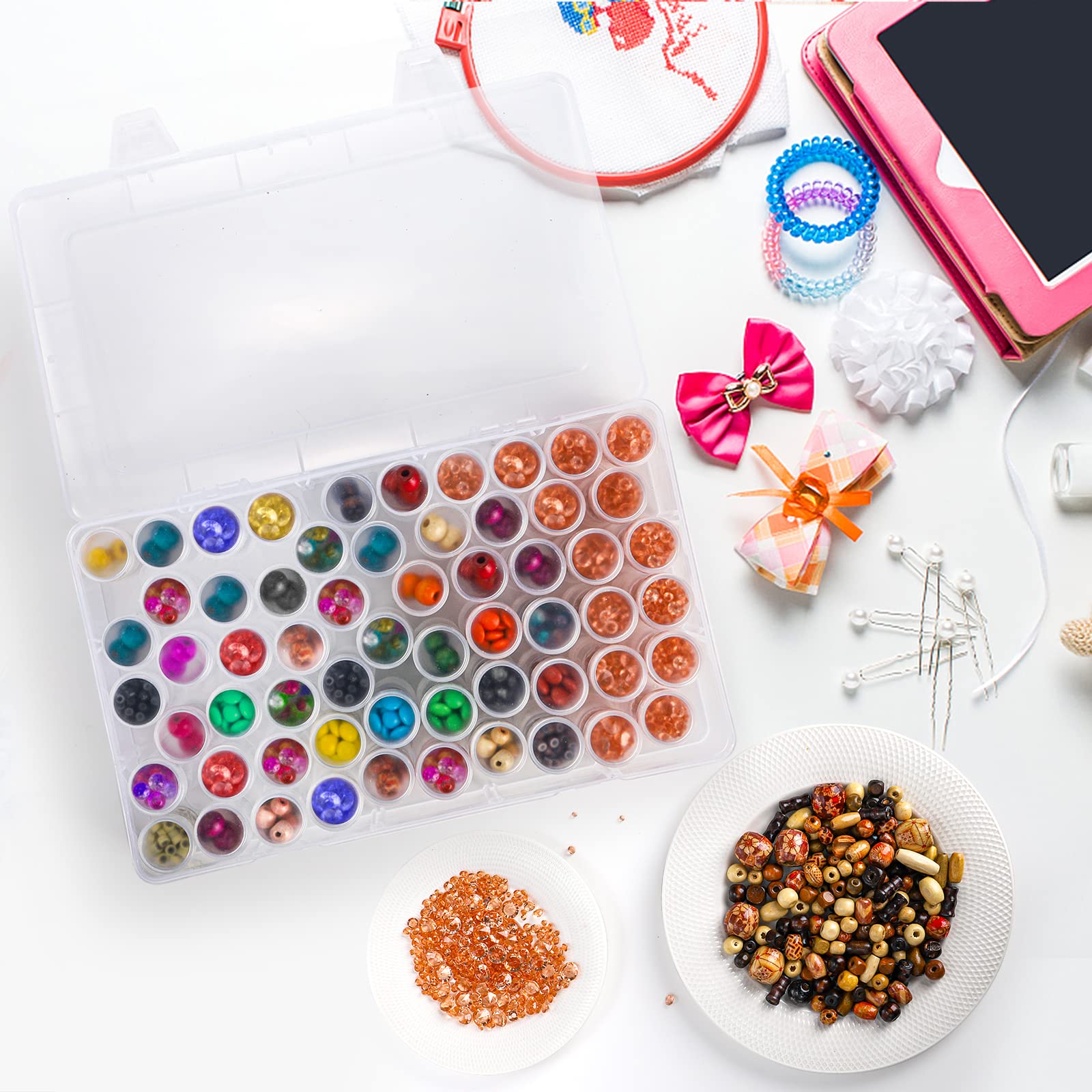 1pc 24/30//38/60 Slots Plastic - Jewelry Making Workshops recensie en prijs