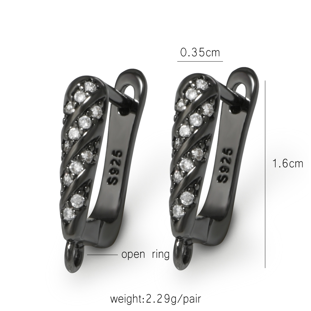YANASI 1 paar pistoolzwarte me - Jewelry Making Pins recensie en prijs