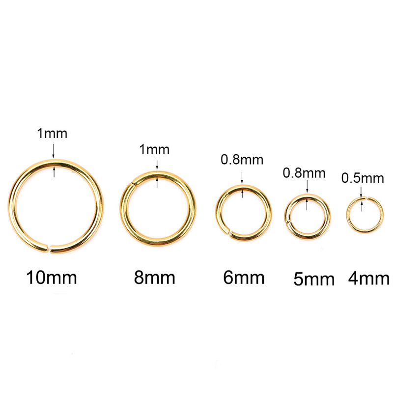 50 100 stks PVD Nooit Vervagen - Jump Ring Assorted recensie en prijs