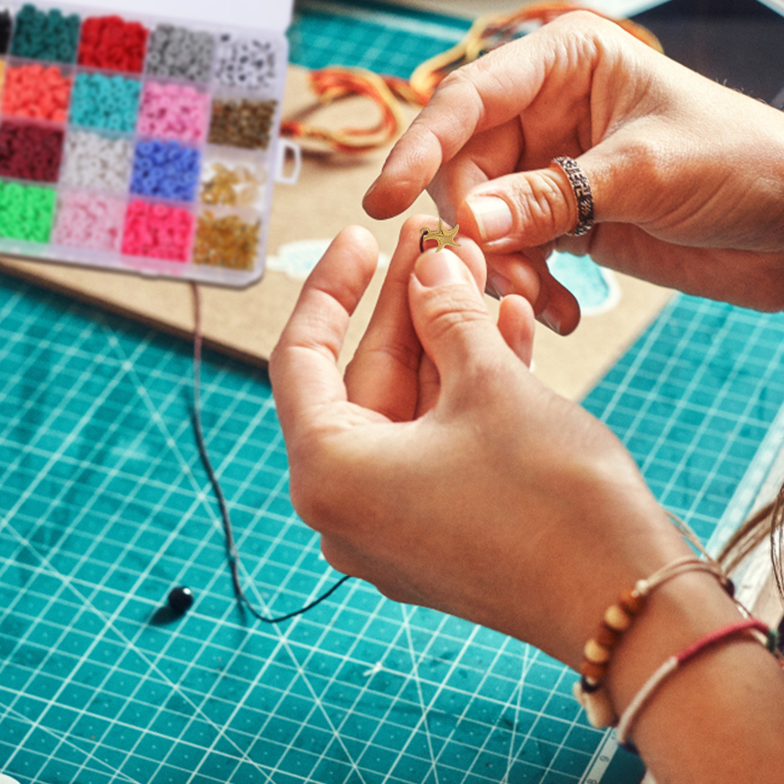 1 set polymeerklei kralen sier - Jewelry Making Kit recensie en prijs