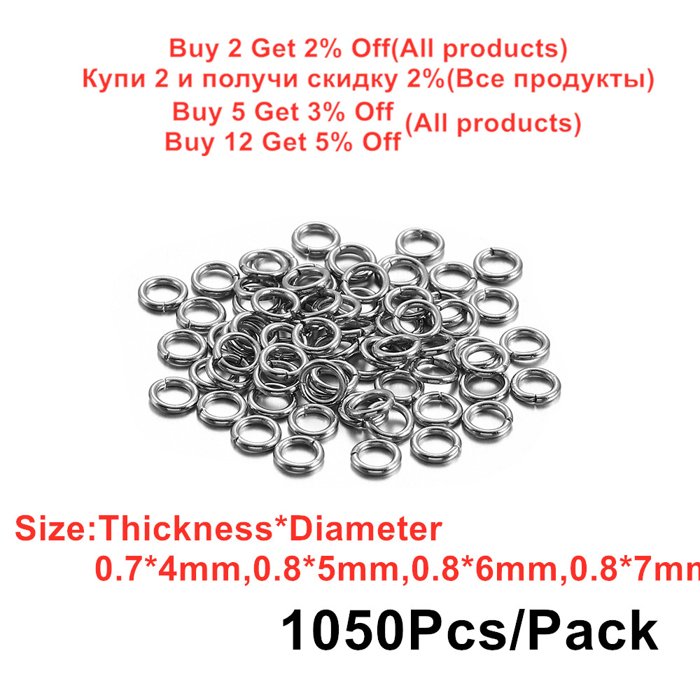 1050 stuks roestvrij staal ope - Jump Ring Assorted recensie en prijs
